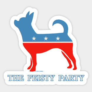 The Feisty Party Sticker